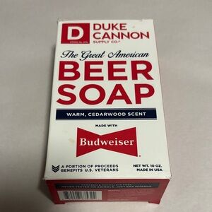 Duke Cannon Beer Soap - Red and White